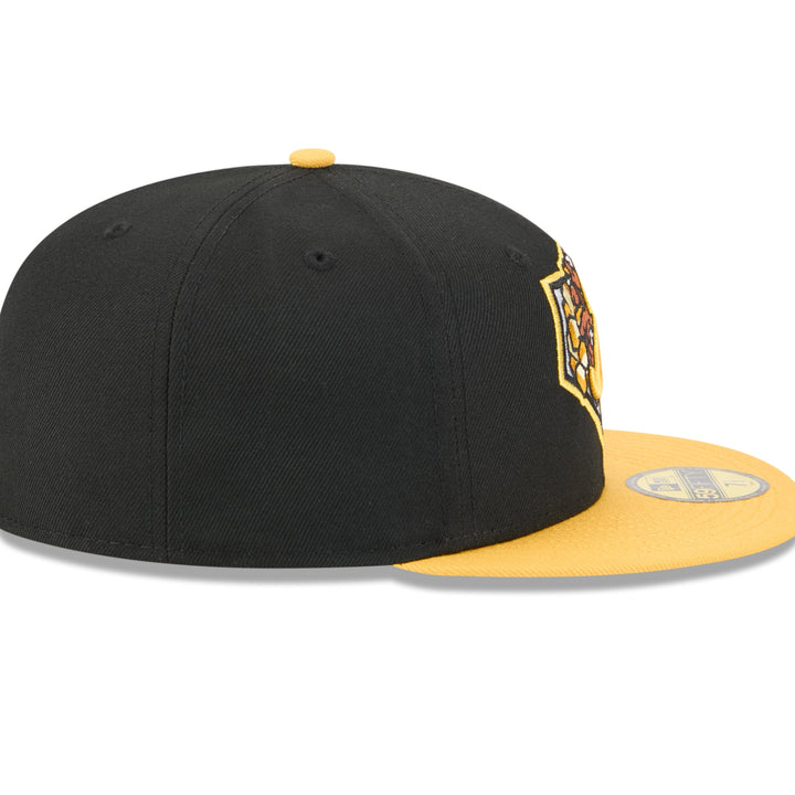 Rochester Red Wings Plates MLB Minor League Theme Nights 59FIFTY Fitted New Era Black/Yellow