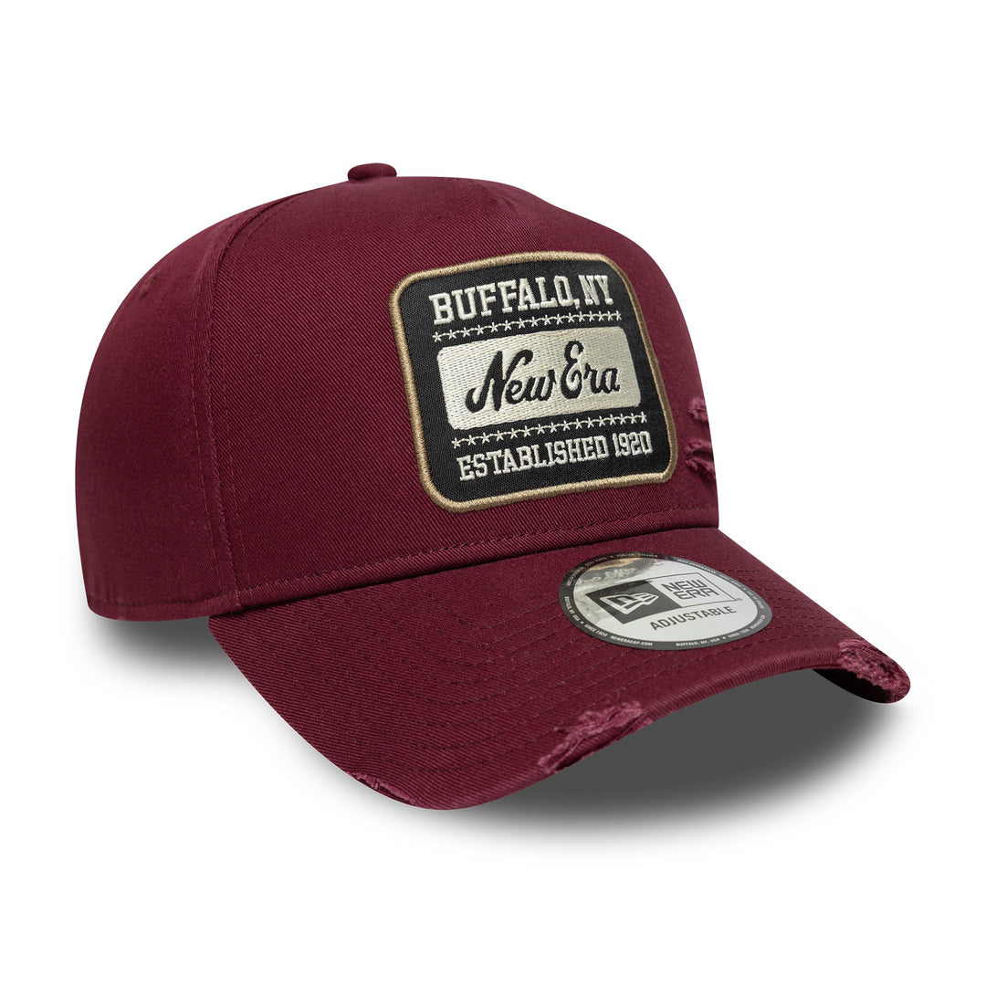 Patch Wash A-Frame New Era Branded Burgundy