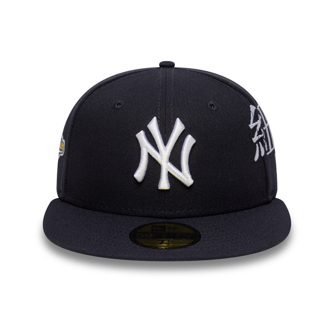 New York Yankees MLB Poly Kanji 59FIFTY Fitted New Era Navy
