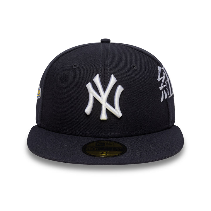 New York Yankees MLB Poly Kanji 59FIFTY Fitted New Era Navy