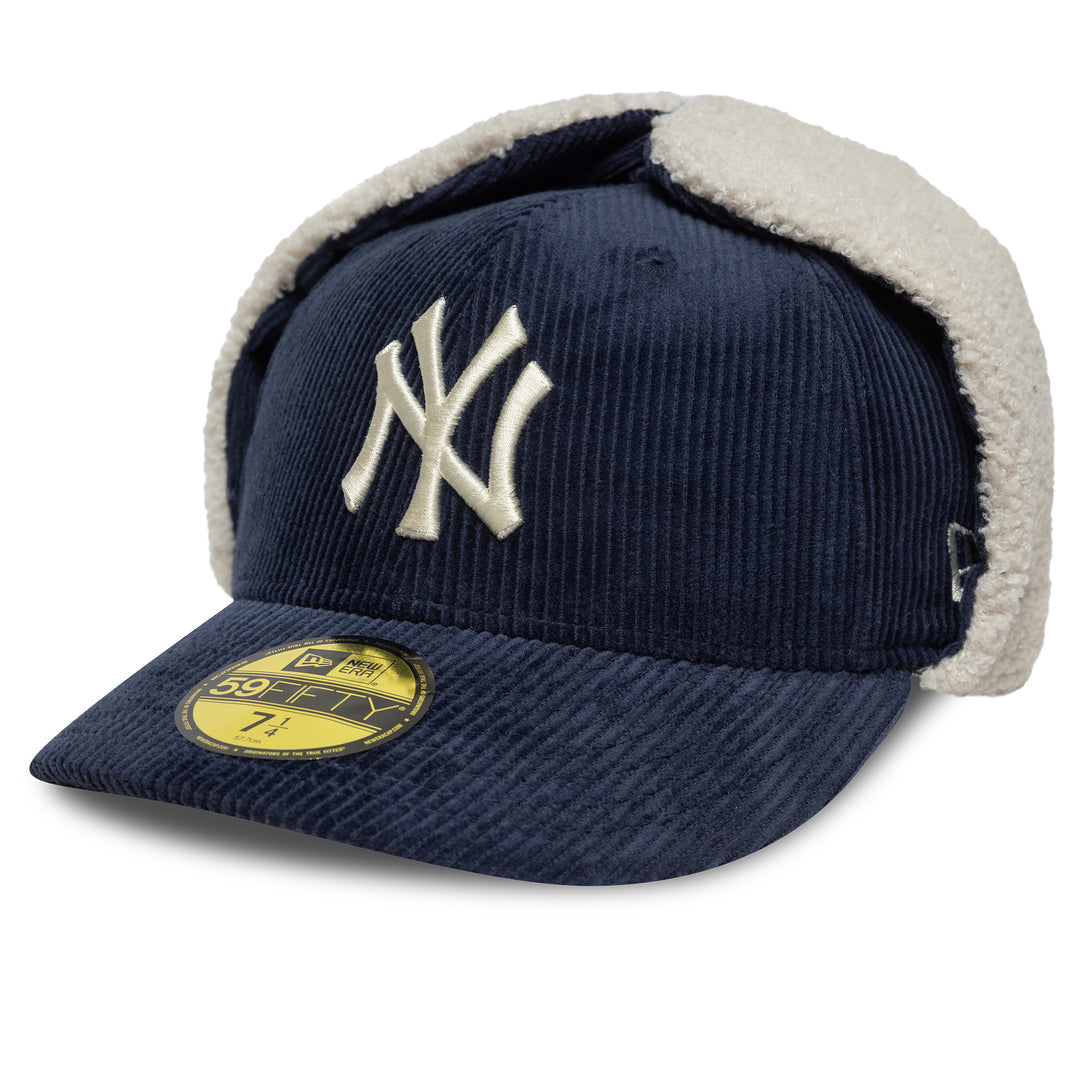 New York Yankees MLB Cord Dog Ear 59FIFTY Fitted New Era Navy