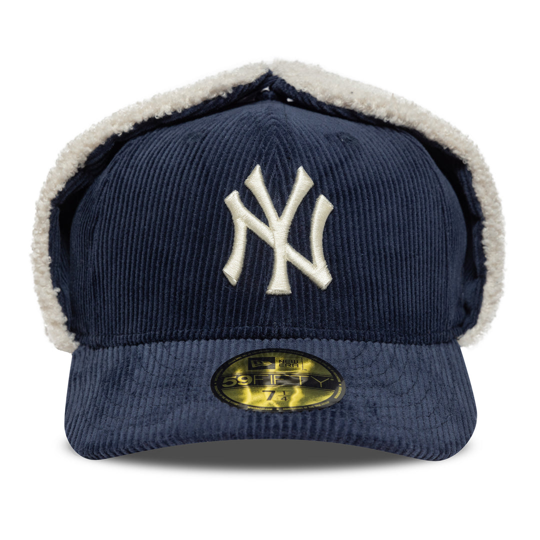New York Yankees MLB Cord Dog Ear 59FIFTY Fitted New Era Navy