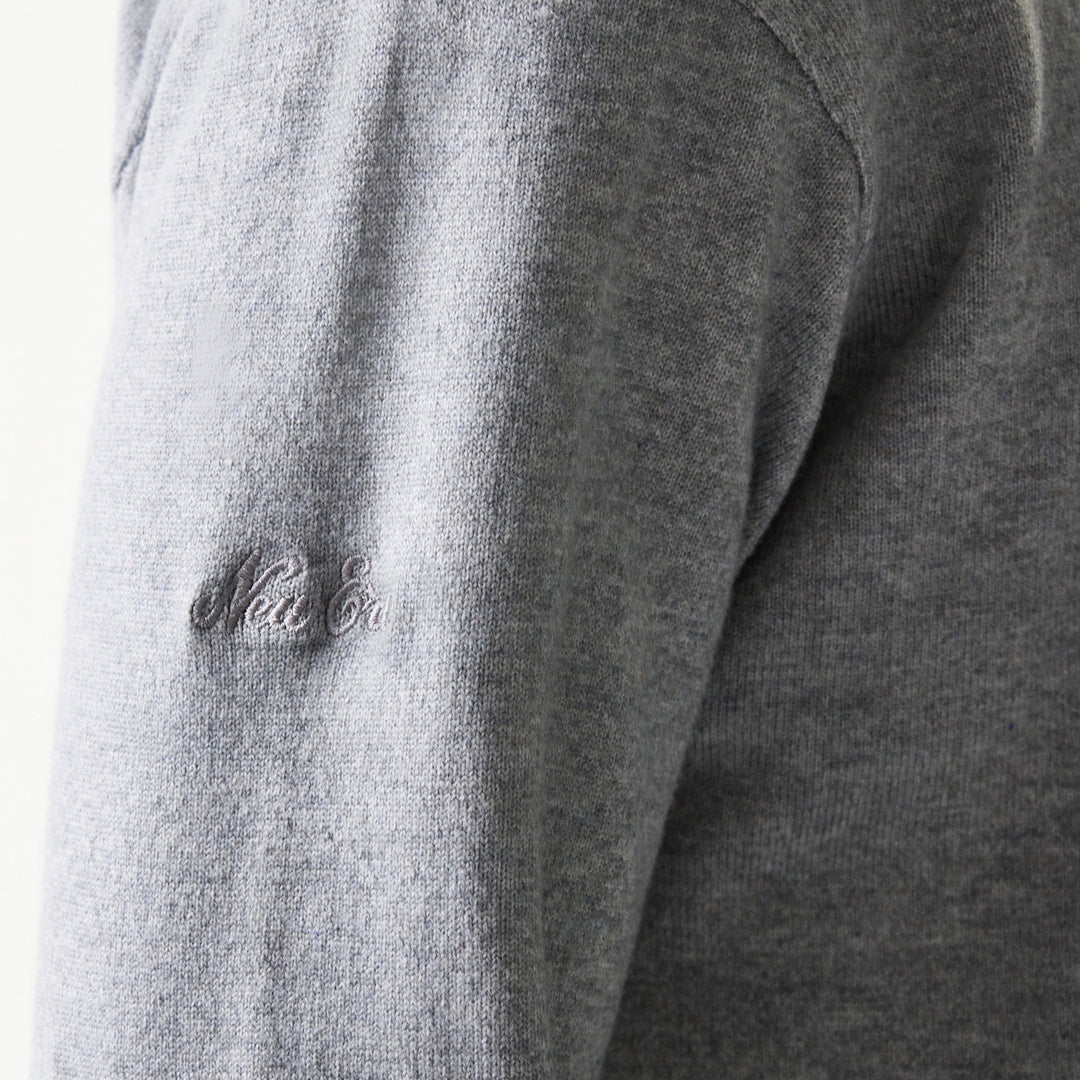 Essential Knit Sweater New Era Grey