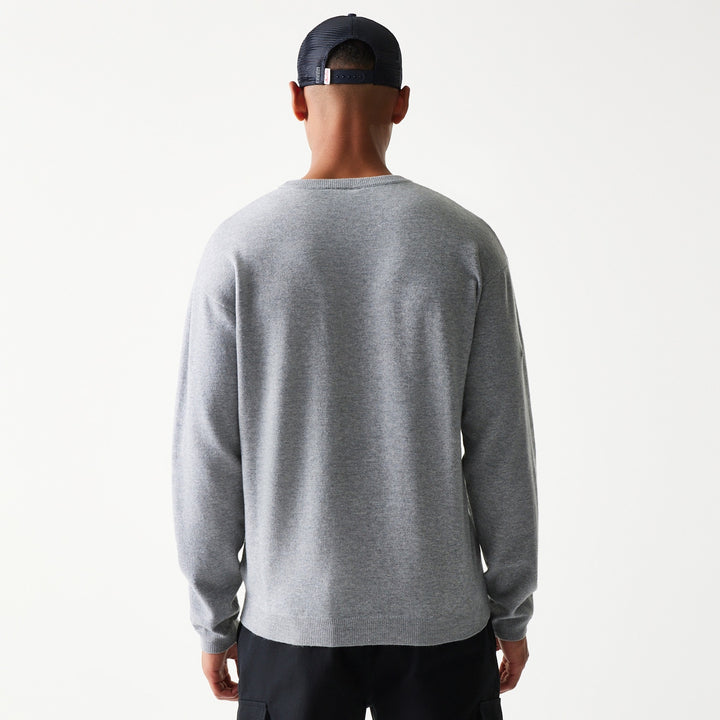 Essential Knit Sweater New Era Grey