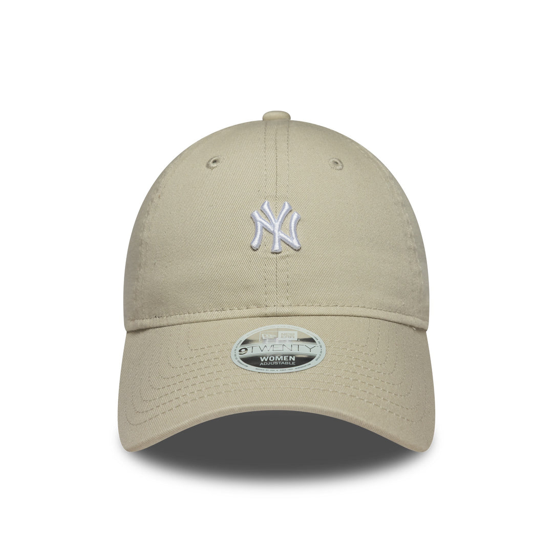 New York Yankees Womens Washed Mini 9Twenty Strapback New Era Stone
