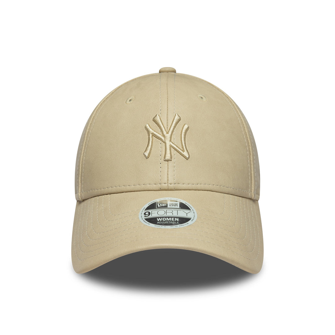 New York Yankees PU-Leather 9Forty Stapback New Era Stone