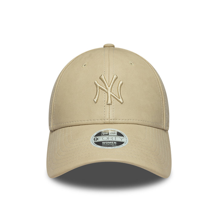 New York Yankees PU-Leather 9Forty Stapback New Era Stone