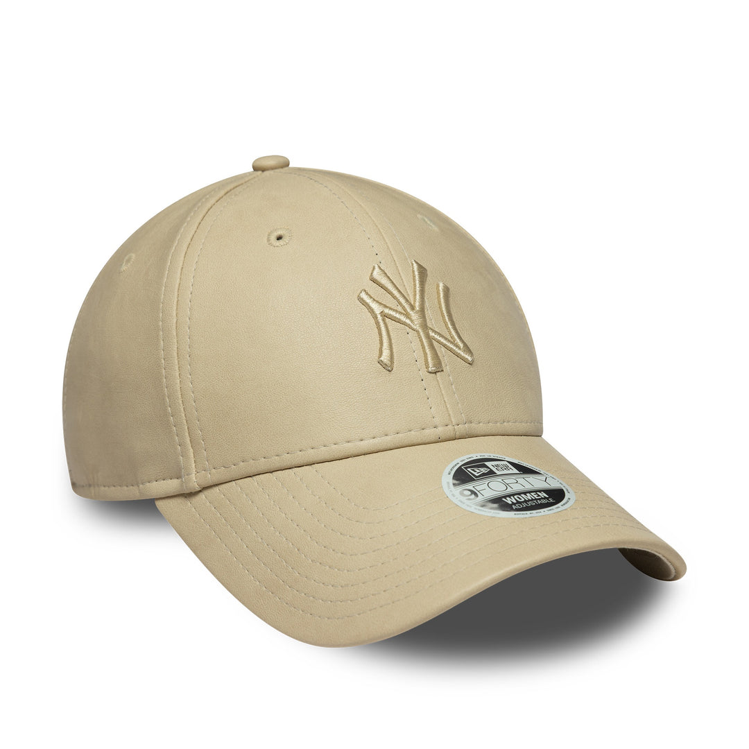 New York Yankees PU-Leather 9Forty Stapback New Era Stone