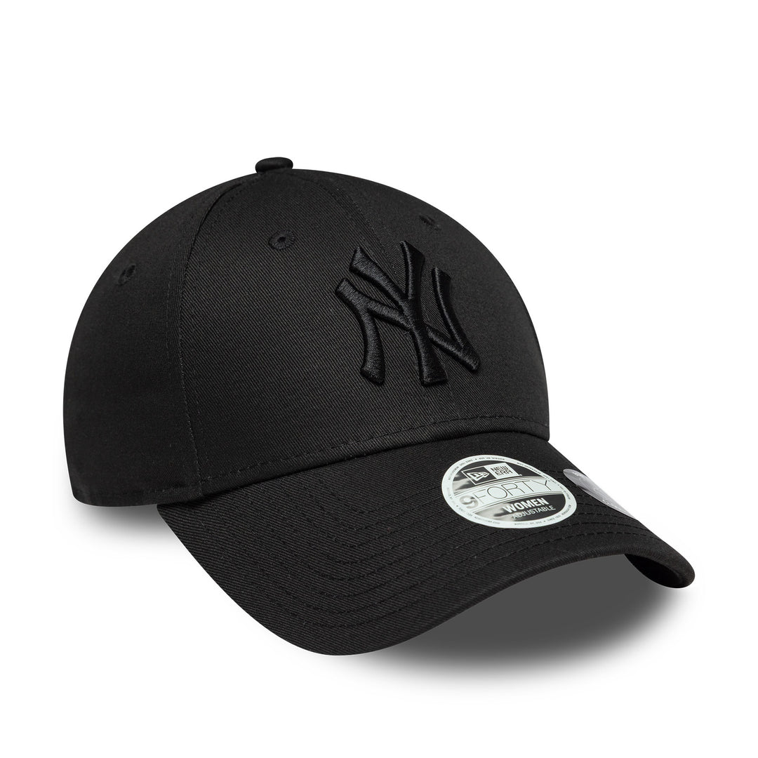 New York Yankees Womens Bow Back 9FORTY New Era Black/Black