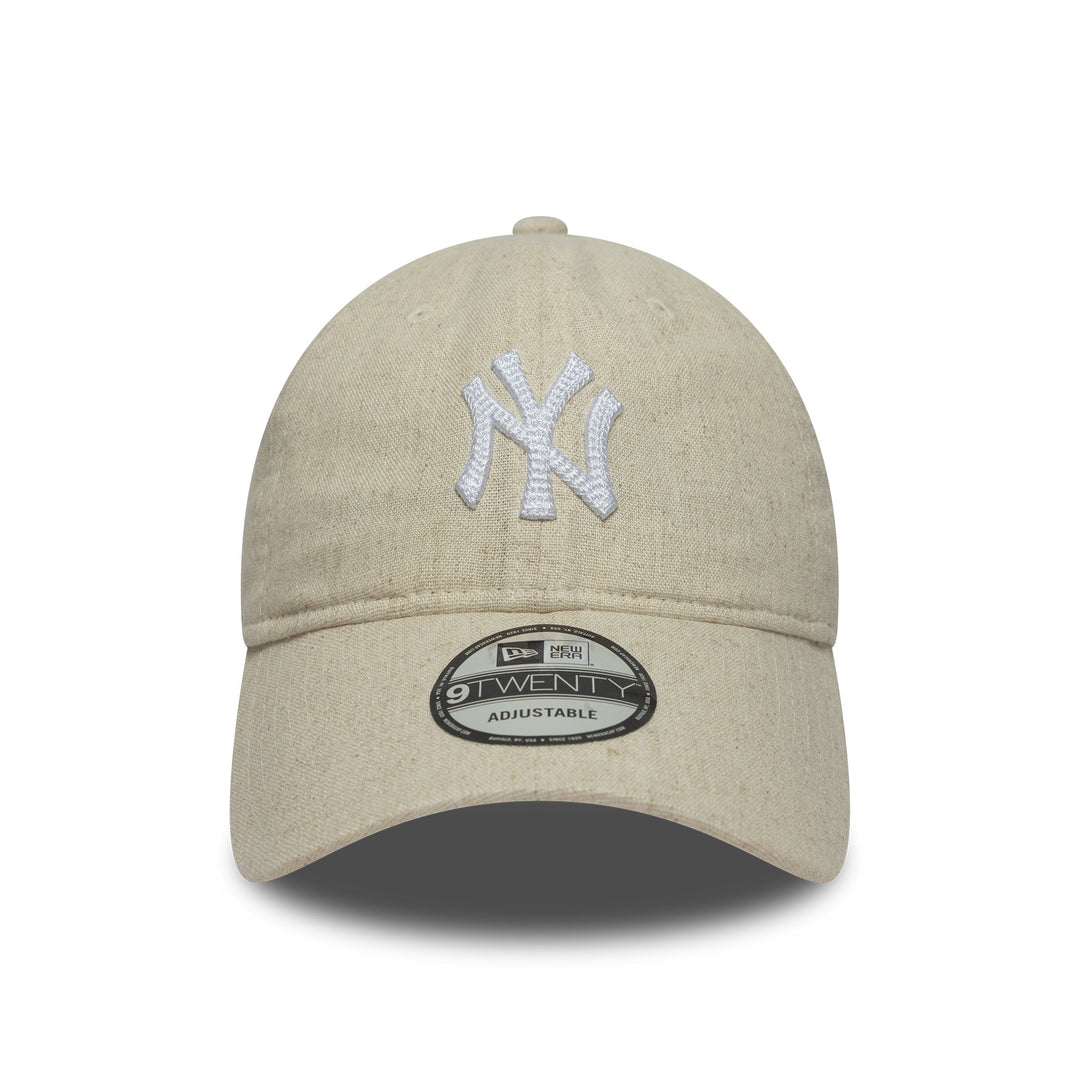 New York Yankees Linen 9TWENTY Strapback New Era Stone