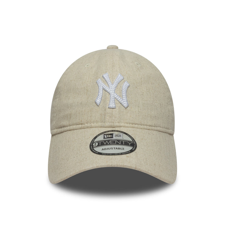 New York Yankees Linen 9TWENTY Strapback New Era Stone