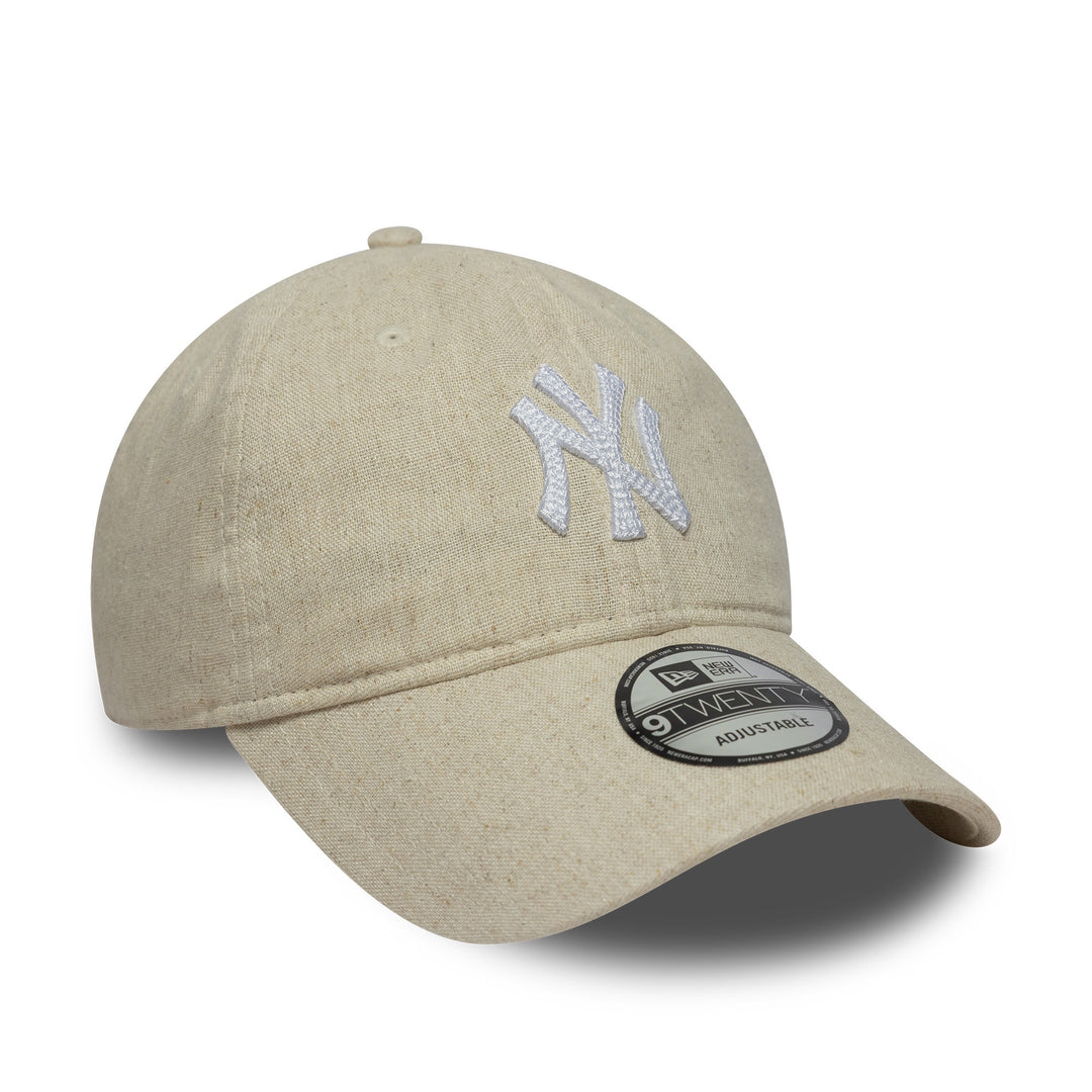 New York Yankees Linen 9TWENTY Strapback New Era Stone