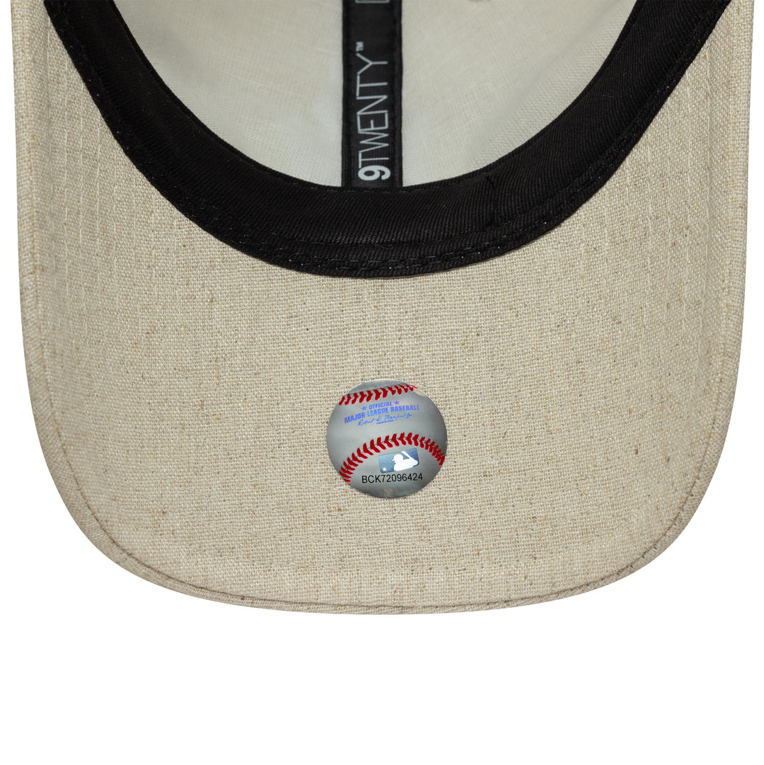 New York Yankees Linen 9TWENTY Strapback New Era Stone