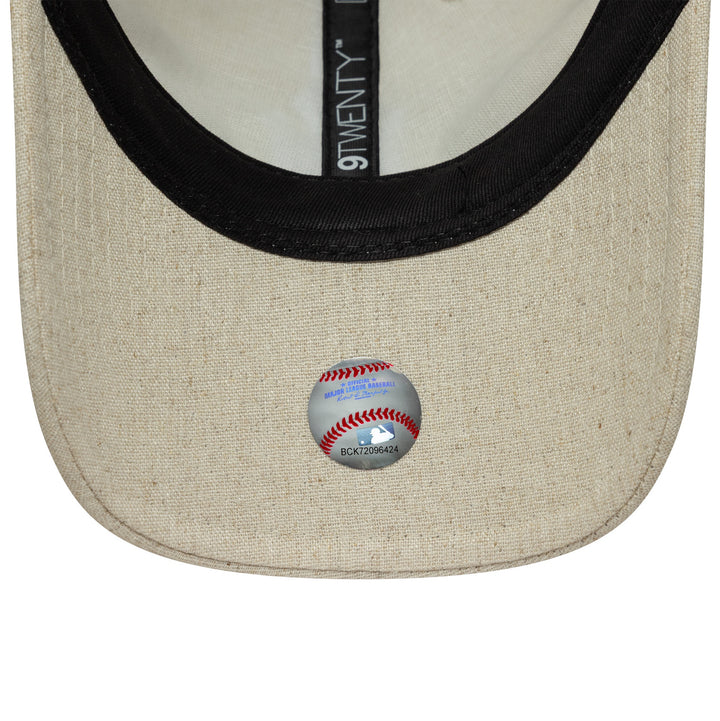 New York Yankees Linen 9TWENTY Strapback New Era Stone