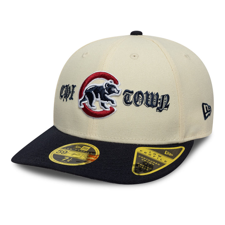 Chicago Cubs Cooperstown Logo 59FIFTY Low Profile Fitted New Era LTC/Navy