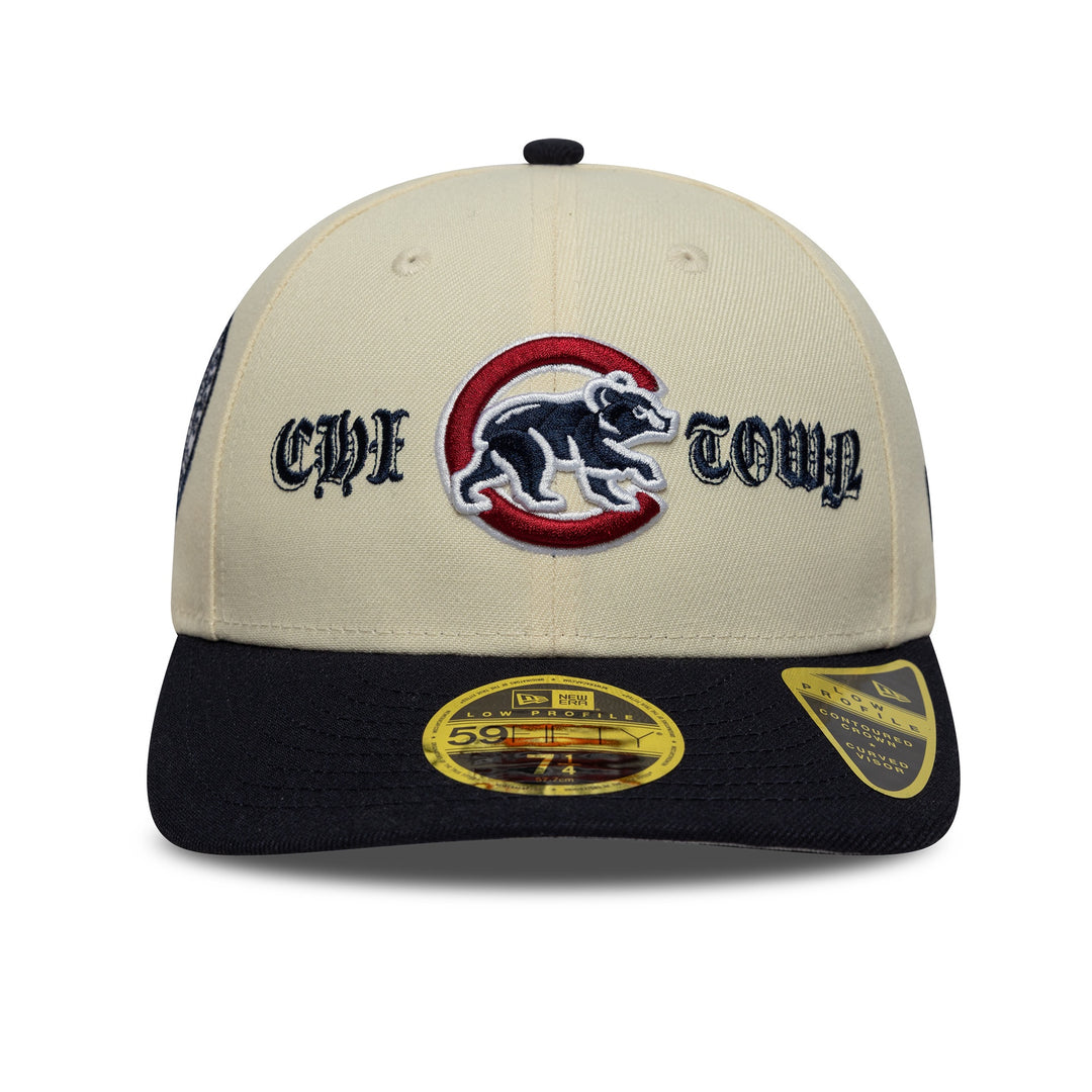 Chicago Cubs Cooperstown Logo 59FIFTY Low Profile Fitted New Era LTC/Navy