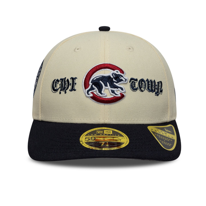 Chicago Cubs Cooperstown Logo 59FIFTY Low Profile Fitted New Era LTC/Navy