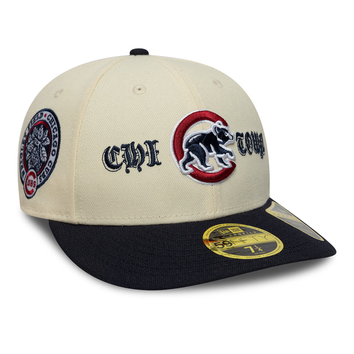 Chicago Cubs Cooperstown Logo 59FIFTY Low Profile Fitted New Era LTC/Navy