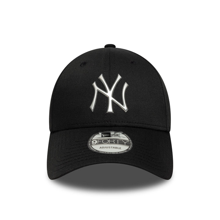 New York Yankees Metallic 9FORTY SnapbackNew Era Black/Metallic