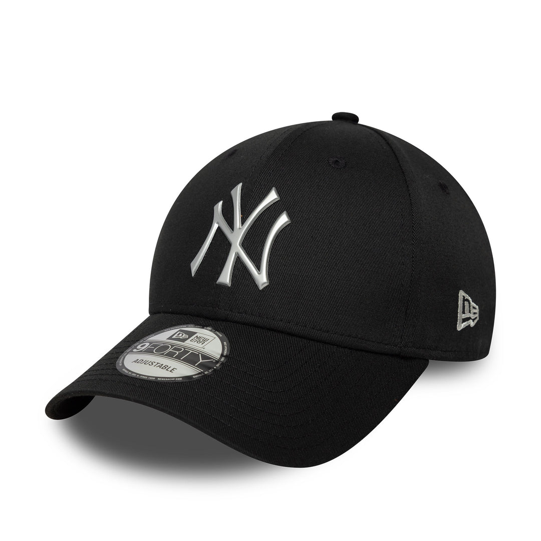New York Yankees Metallic 9FORTY SnapbackNew Era Black/Metallic