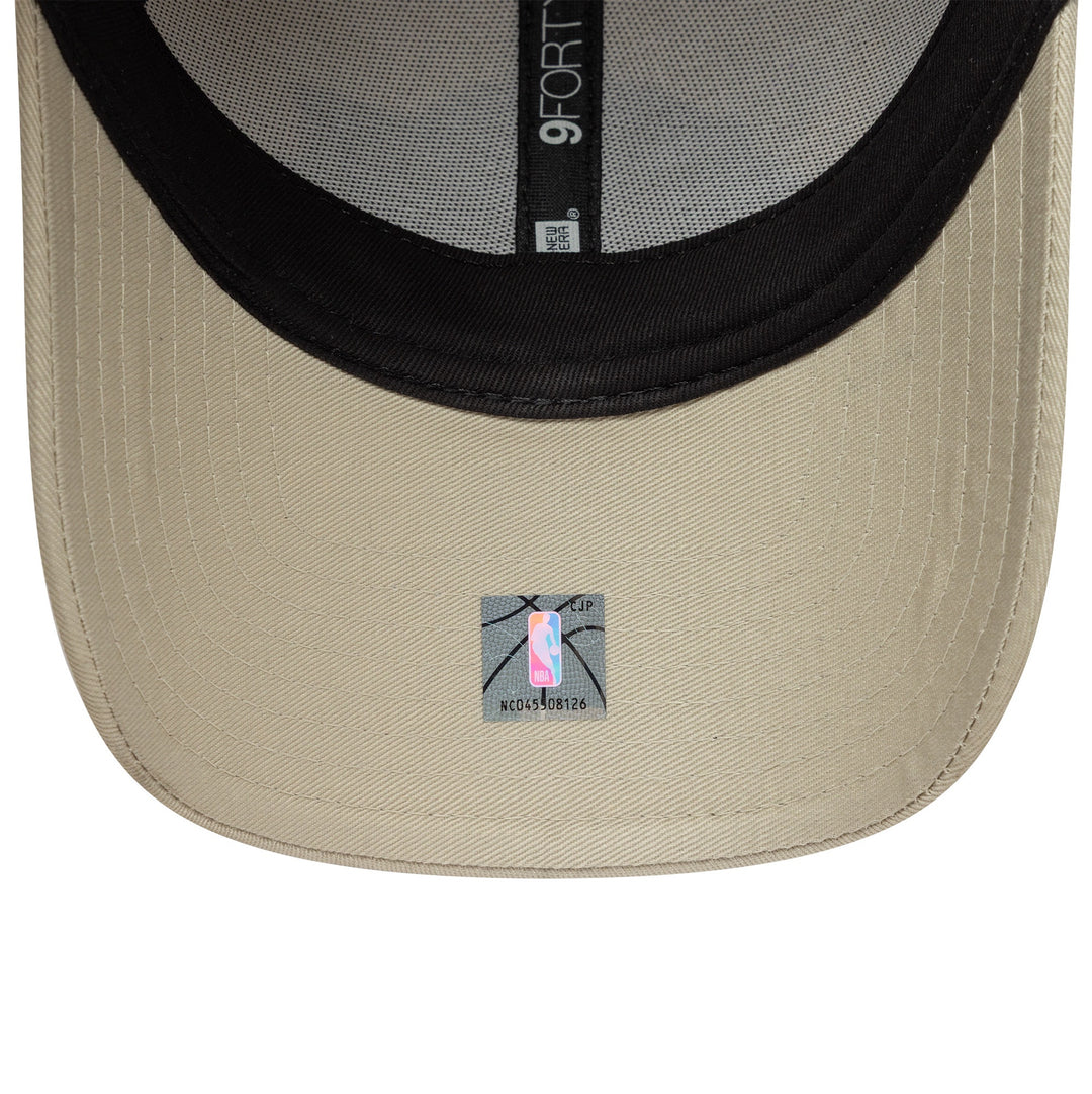 Los Angeles Lakers NBA Metallic 9Forty New Era Snapback Stone
