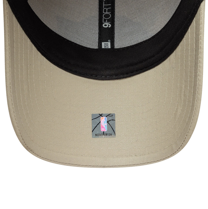 Los Angeles Lakers NBA Metallic 9Forty New Era Snapback Stone