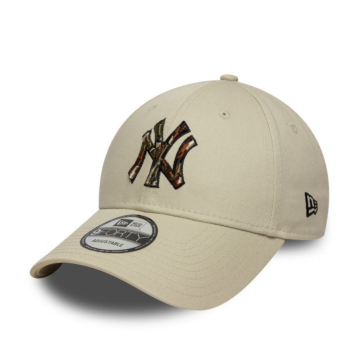 New York Yankees MLB 9FORTY Outline Strapback New Era Camo