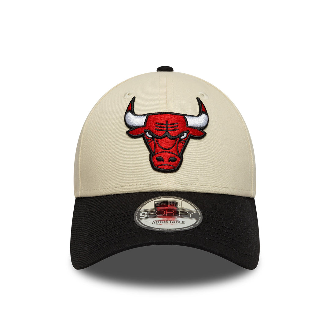 Chicago Bulls NBA Colourblock 9Forty New Era Cream/Black