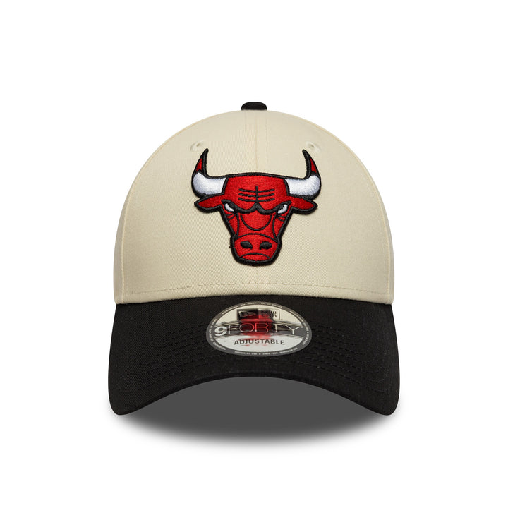 Chicago Bulls NBA Colourblock 9Forty New Era Cream/Black