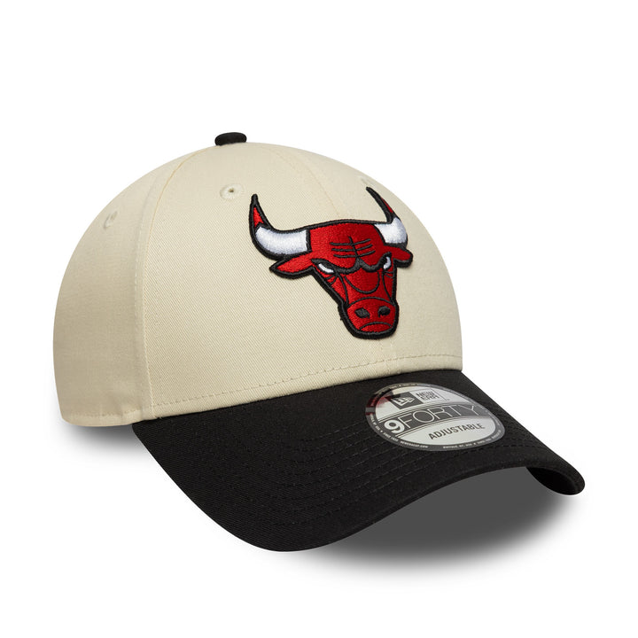 Chicago Bulls NBA Colourblock 9Forty New Era Cream/Black