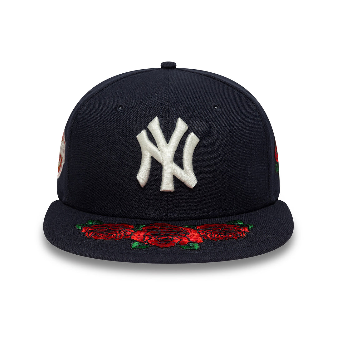 New York Yankees MLB Coops Floral 59FIFTY Fitted New Era Navy