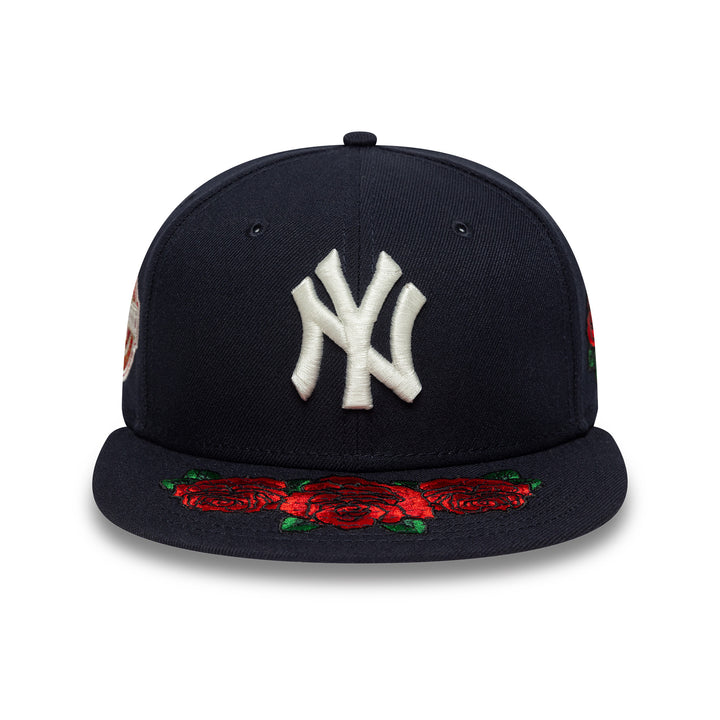 New York Yankees MLB Coops Floral 59FIFTY Fitted New Era Navy