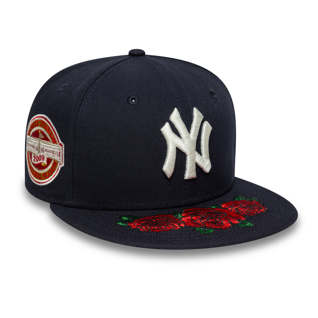 New York Yankees MLB Coops Floral 59FIFTY Fitted New Era Navy