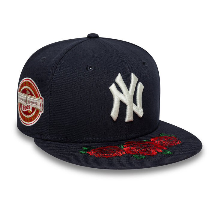 New York Yankees MLB Coops Floral 59FIFTY Fitted New Era Navy