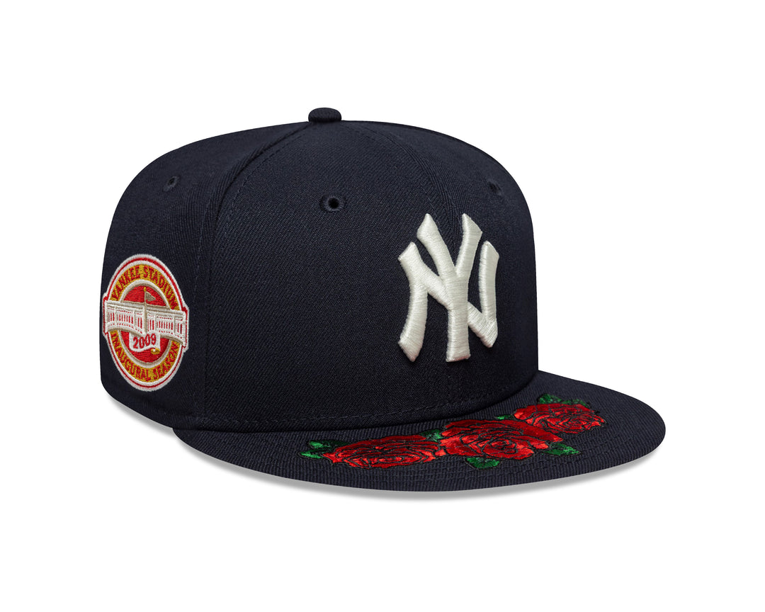 New York Yankees MLB Coops Floral 59FIFTY Fitted New Era Navy