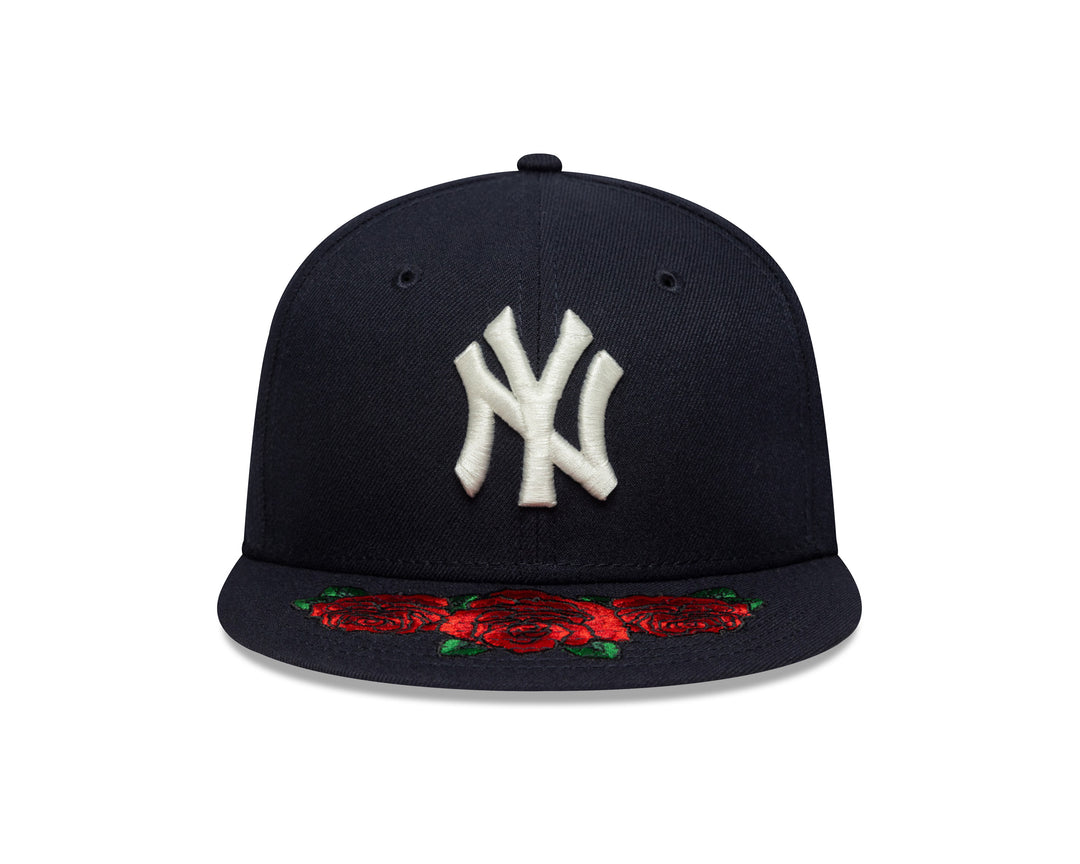 New York Yankees MLB Coops Floral 59FIFTY Fitted New Era Navy