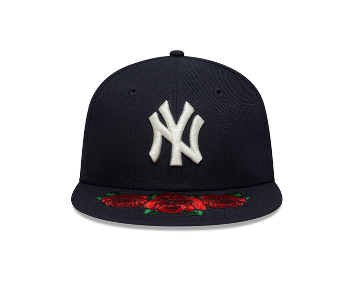 New York Yankees MLB Coops Floral 59FIFTY Fitted New Era Navy