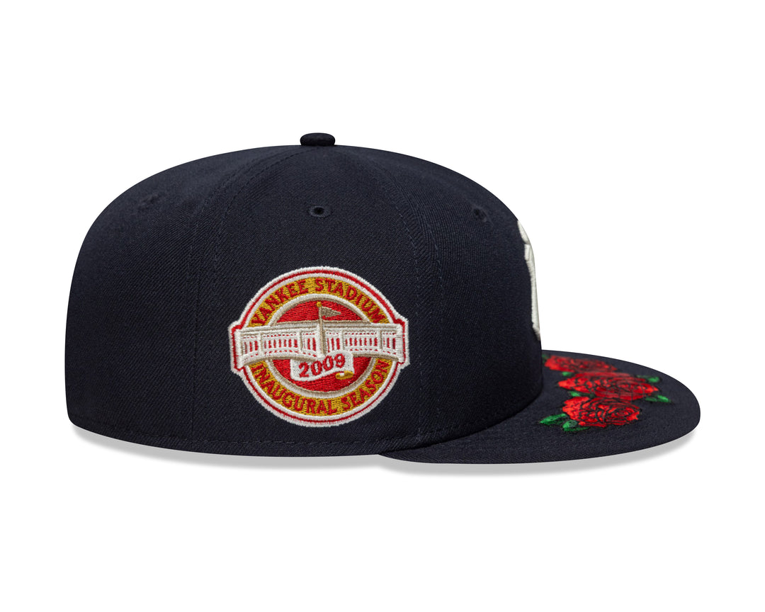 New York Yankees MLB Coops Floral 59FIFTY Fitted New Era Navy