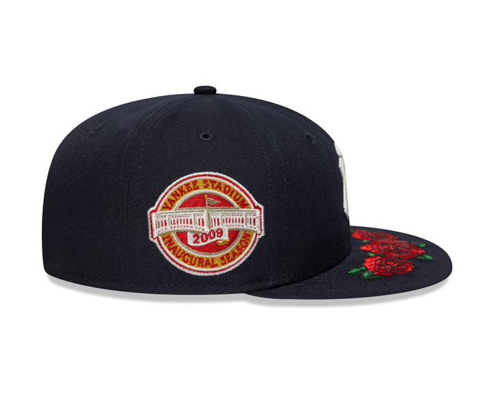 New York Yankees MLB Coops Floral 59FIFTY Fitted New Era Navy