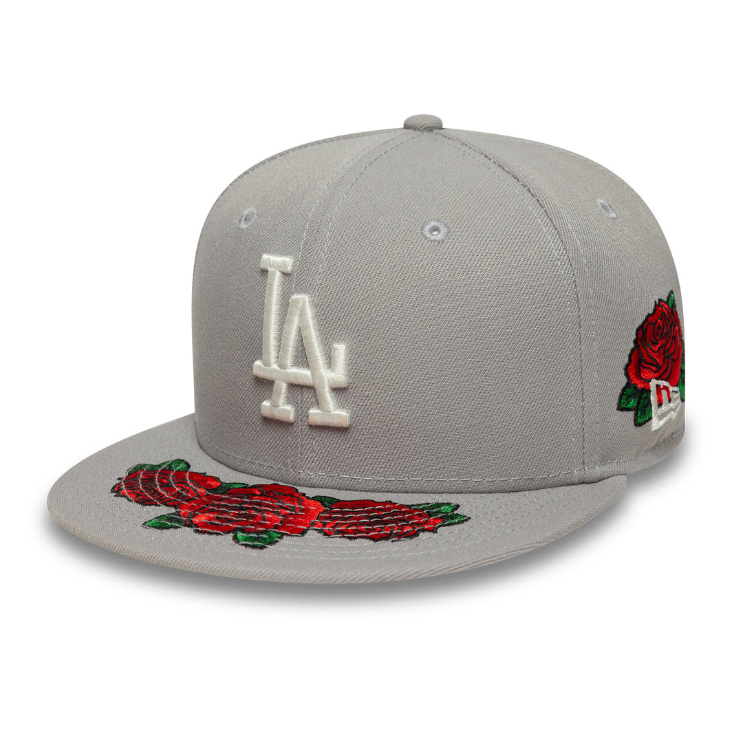 Los Angeles Dodgers MLB Coops Floral 59FIFTY Fitted New Era Gray