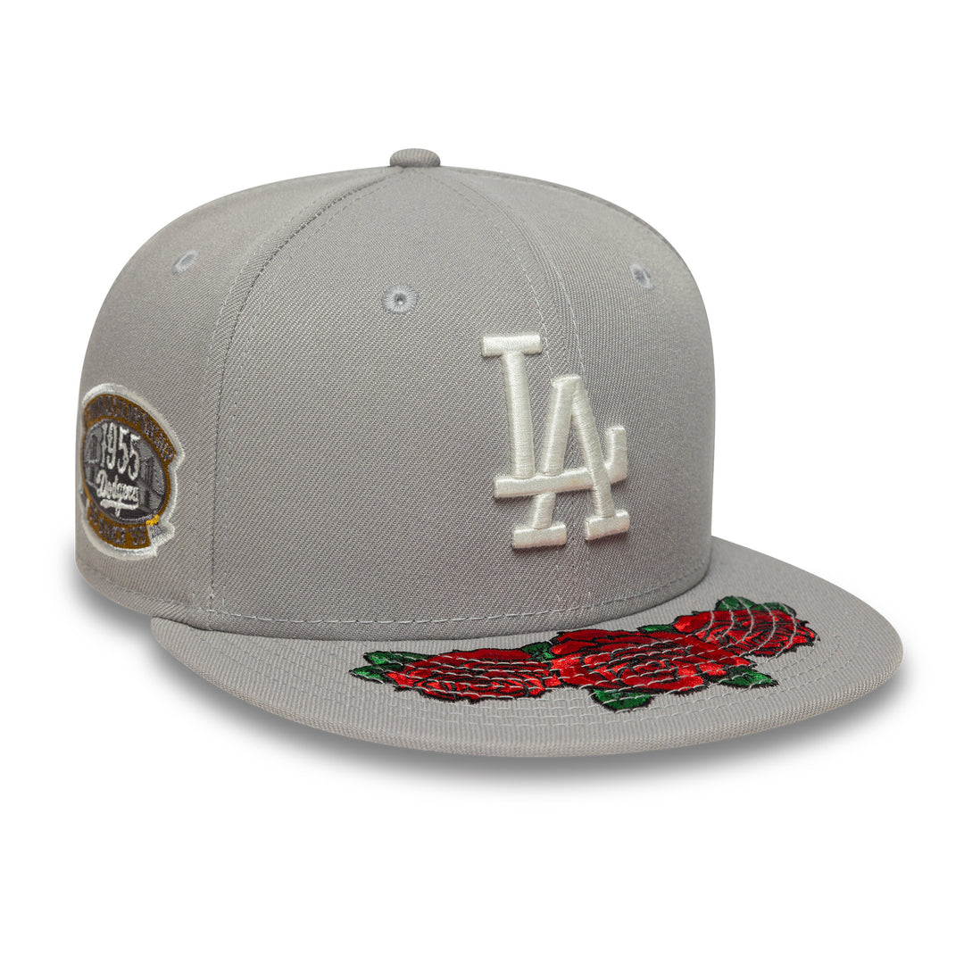 Los Angeles Dodgers MLB Coops Floral 59FIFTY Fitted New Era Gray