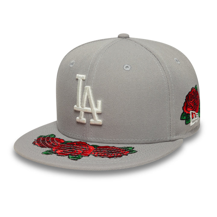 Los Angeles Dodgers MLB Coops Floral 59FIFTY Fitted New Era Gray