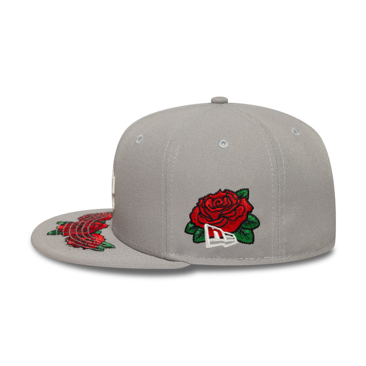 Los Angeles Dodgers MLB Coops Floral 59FIFTY Fitted New Era Gray