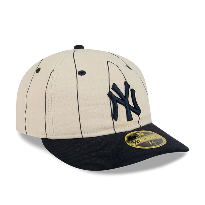 New York Yankees Linen 59FIFTY Fitted White/Blue