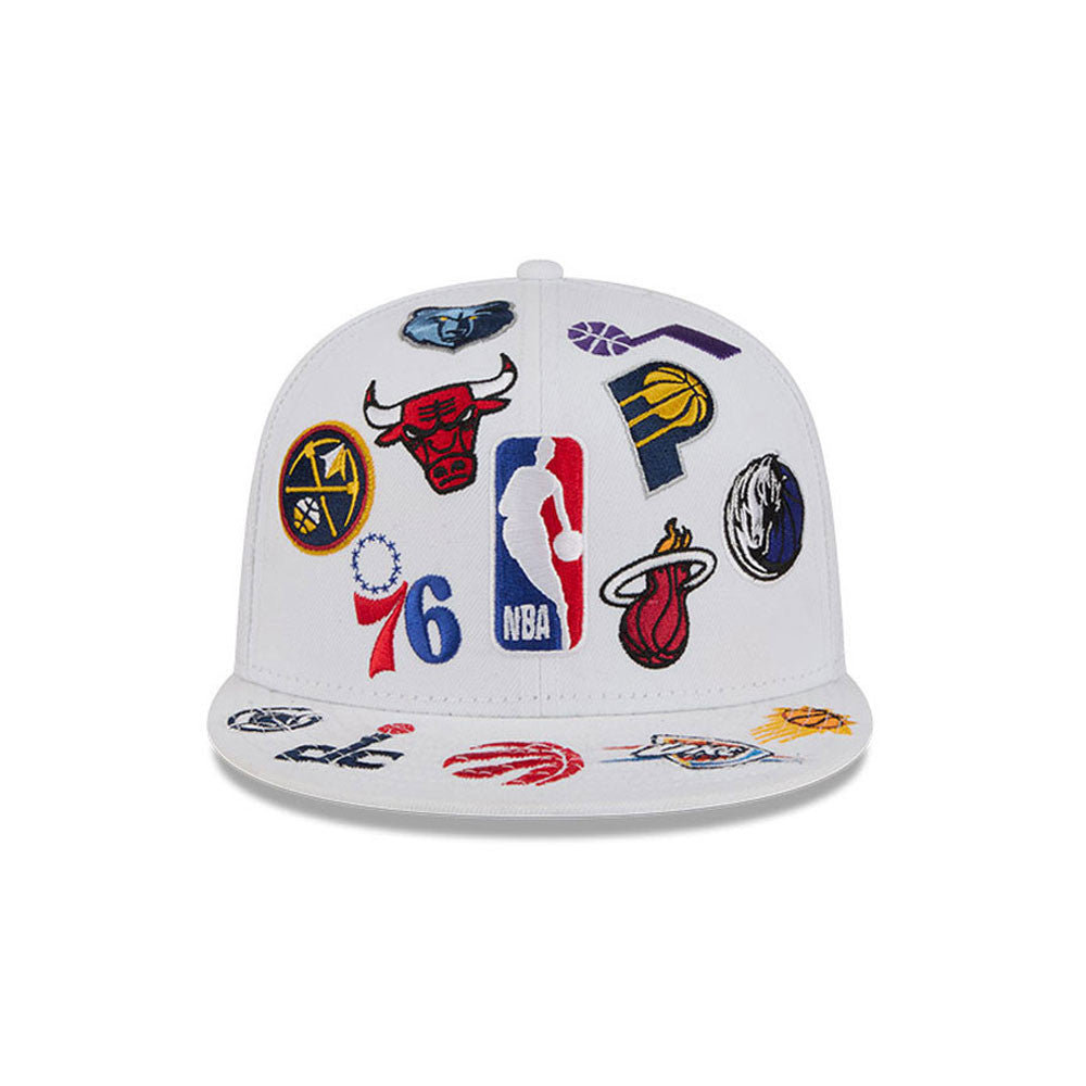 NBA All Over Patch 59FIFTY New Era White