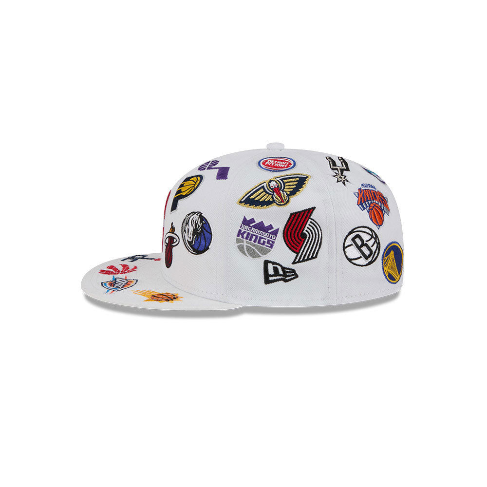 NBA All Over Patch 59FIFTY New Era White