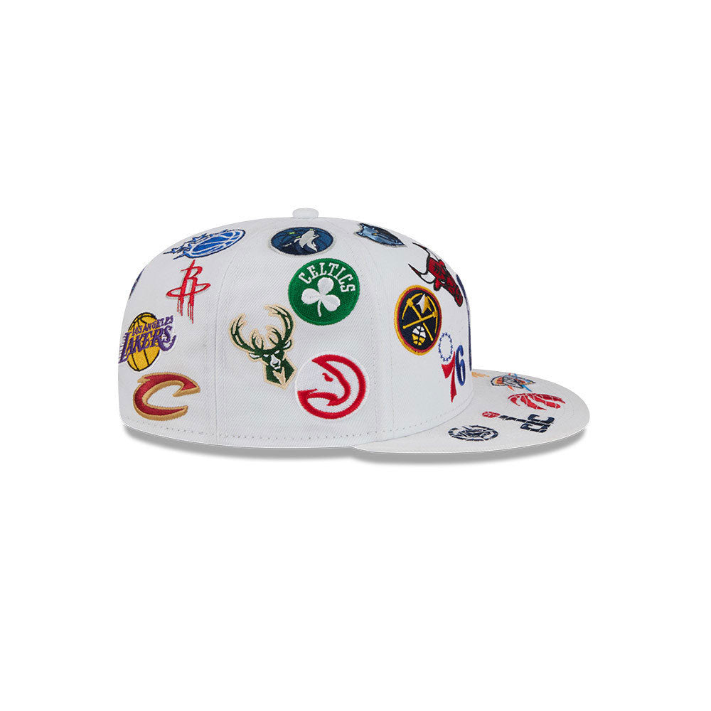 NBA All Over Patch 59FIFTY New Era White