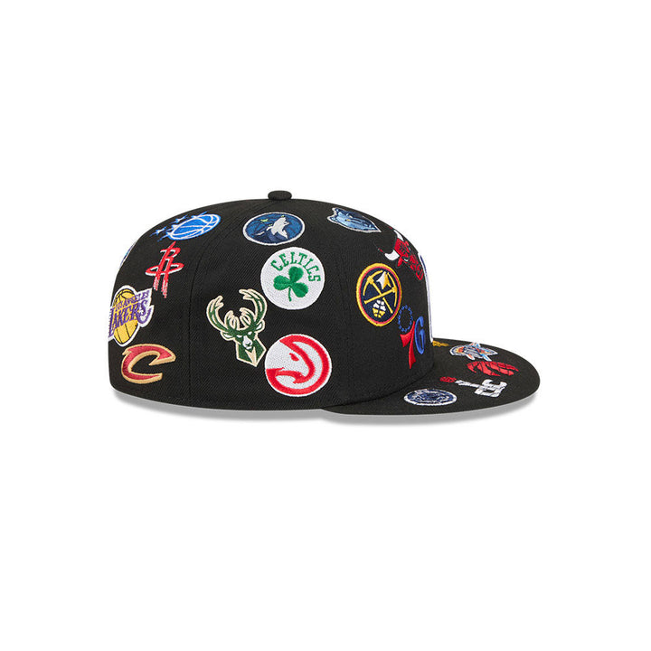 NBA All Over Patch 59FIFTY New Era Black