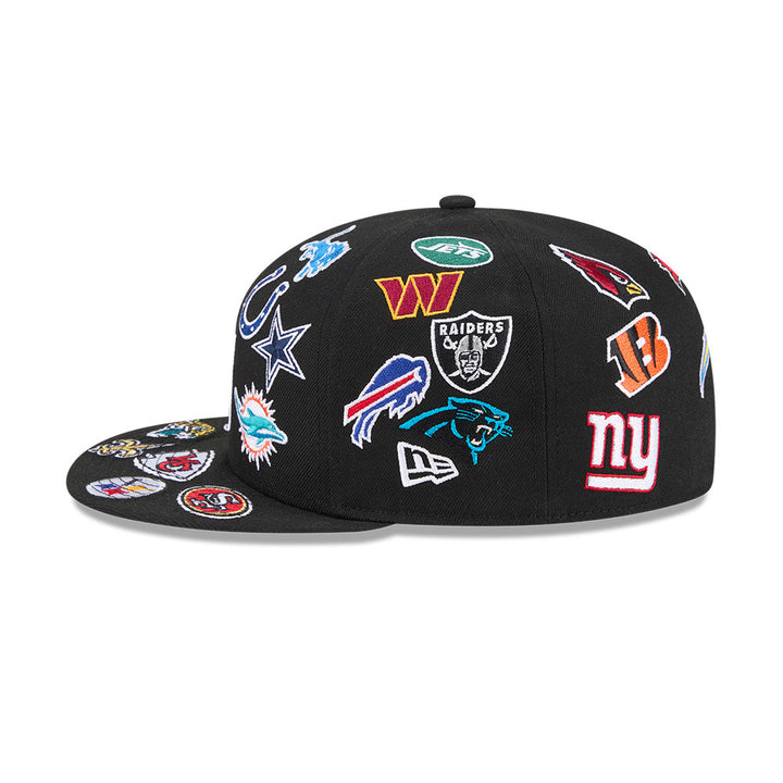 NFL All Over Patch 59FIFTY Fitted New Era Black