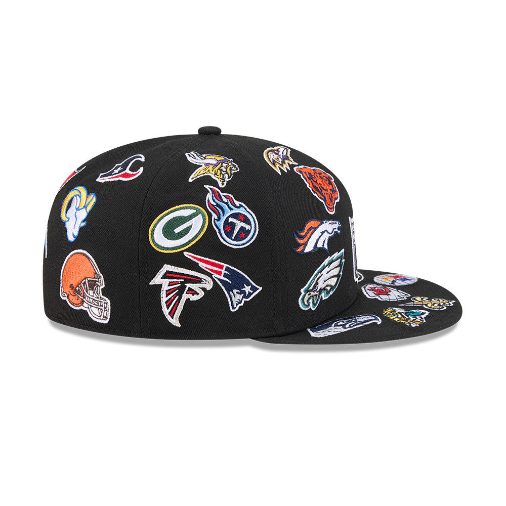 NFL All Over Patch 59FIFTY Fitted New Era Black